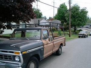 She treated us well (named by the previous owner), take note of the snazzy $45 lumber rack I also got off Craig's List...sweet deals all the way around...